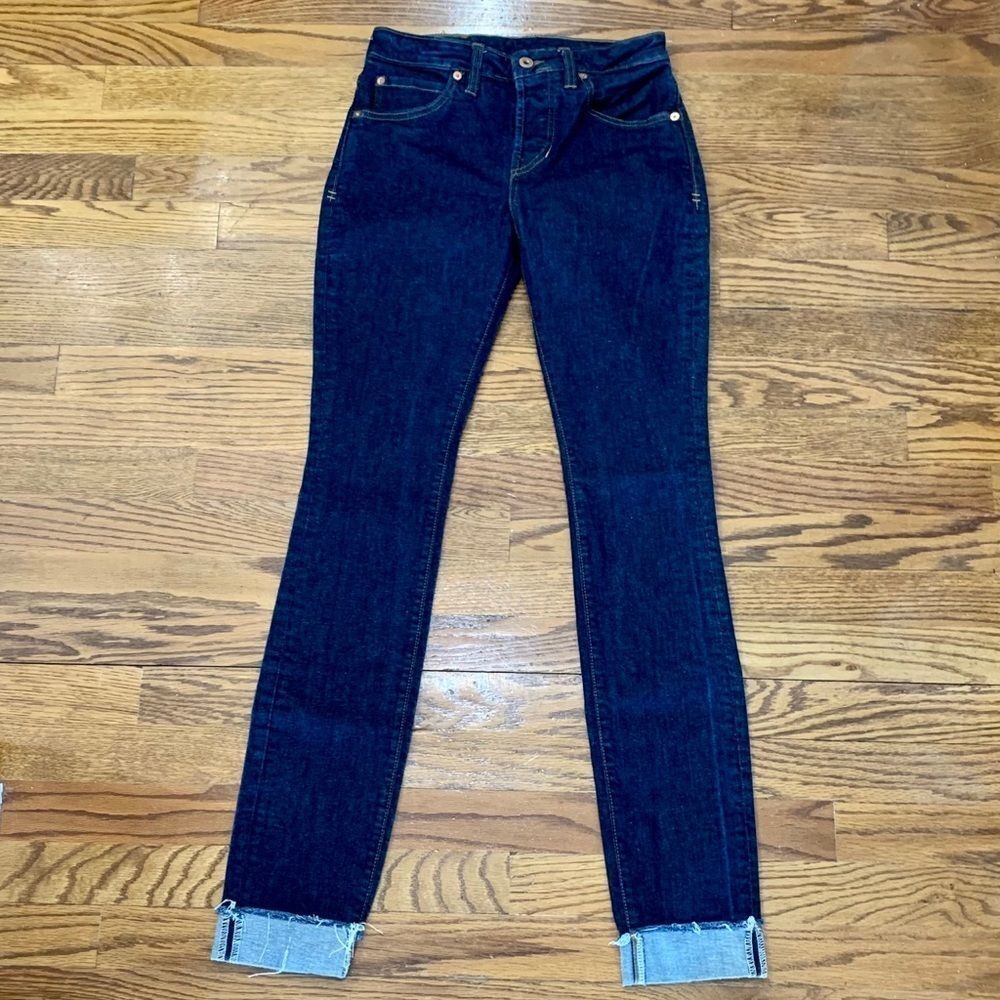 Billion Handmade Selvedge Roll Cuff Jeans. Size 2